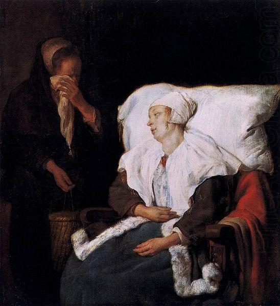 The Sick Girl, Gabriel Metsu